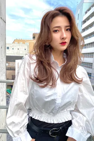 ロング カラー SALOWIN吉祥寺suite店所属・似合わせレイヤー 🇰🇷荒木洋文のヘアスタイル