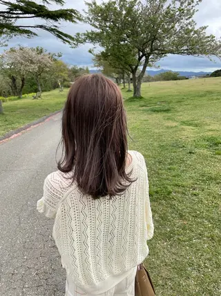 ミディアム F.所属・miku 🍑髪質改善サロンのヘアスタイル