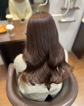 カラー kaho/推しカラー /ブリーチ/エクステのヘアスタイル