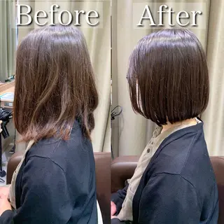 ショート ショート、ボブ/ 川鍋薫のヘアスタイル