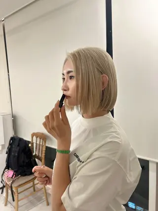 ショート カラー ヘアアレンジ 【代表】 たき〜のヘアスタイル