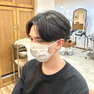 ショート パーマ メンズ カット特化型 美容師/栗本のヘアスタイル