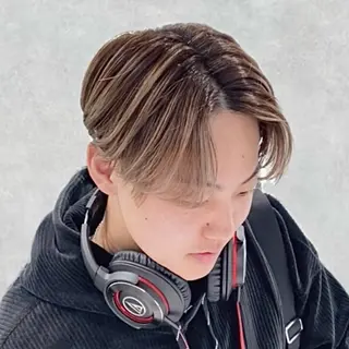 ミディアム カラー パーマ メンズ JiN HAiR所属・立川メンズパーマ職人 /MASAのヘアスタイル