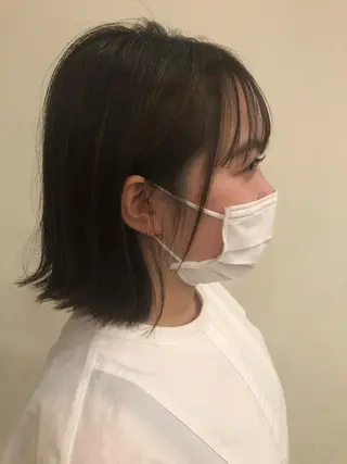 ミディアム Agu hair mira所属・中野 唯のヘアスタイル