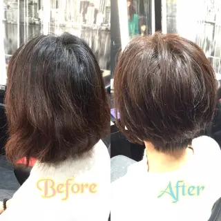 ショート カラー Annon プライベートサロンのヘアスタイル