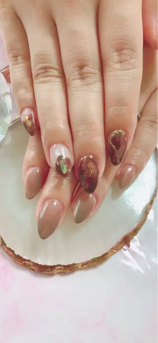 ミディアム カラー キッズ ネイル マツエク・マツパ 💎ビューティサロン 湘南　RIRAN💎のネイルデザイン