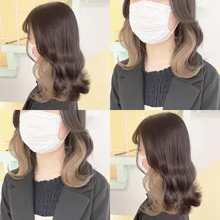 カラー 渋谷:インナーカラー ／🍒エリカ🍒のヘアスタイル