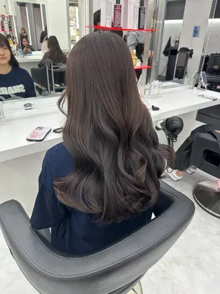 ロング カラー パーマ ヘアアレンジ メンズ キッズ ♥️韓国ヘア レイヤー♥️ゆりのヘアスタイル