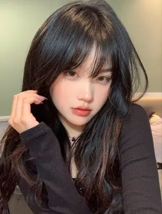 ロング カラー 韓国ヘア🫧 serina🎀のヘアスタイル