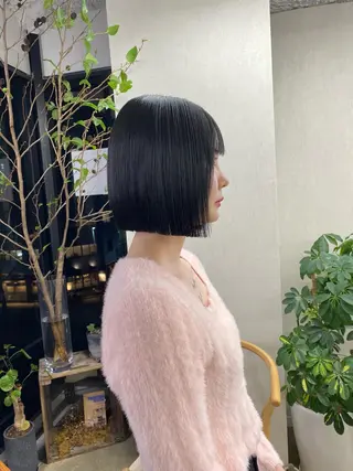 ショート カラー kiji所属・kiji NAHO/ パーマ／久屋大通のヘアスタイル