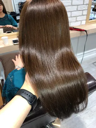 ロング カラー 髪質改善特化 スギヤマハヤトのヘアスタイル