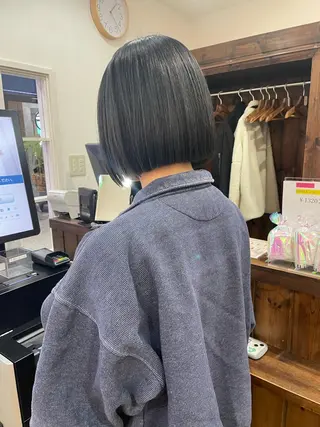 ショート カラー 美容学生必見❣️お得 クーポン有り💓池辺のヘアスタイル