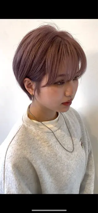 ショート カラー 🌟TOSHI/透明 感カラー/ショートのヘアスタイル