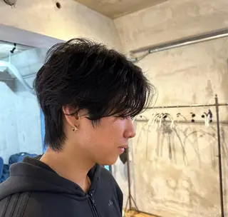 パーマ メンズ ‪‪❤︎‬韓国レイヤ ー❤︎/saraのヘアスタイル