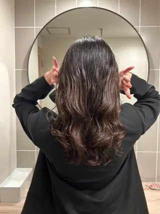 ミディアム カラー パーマ メンズ専門/ パーマ特化こーし💈のヘアスタイル