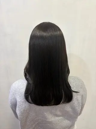 セミロング カラー 髪質改善特化🥣🫧 天神美容室のヘアスタイル