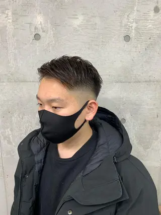 ショート カラー メンズ クセを最大限に活かす メンズパーマ奈良大祐のヘアスタイル