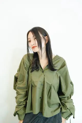 ロング カラー opus 店長大和 レイヤー/赤み消しのヘアスタイル