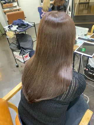 ロング カラー ヘアアレンジ 🍒ᩚ名駅/艶髪 縮毛矯正/あゆ🍒ᩚのヘアスタイル