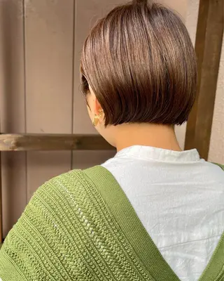 ショート ママ美容師 ＊ヒマワリのヘアスタイル