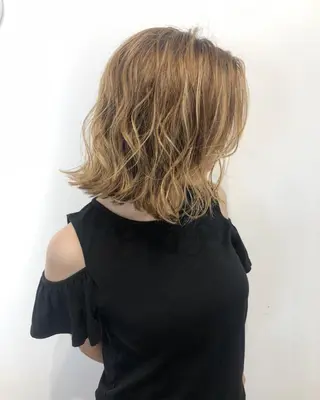ミディアム カラー grow恵比寿【グロウ】髪質改善/ハイライト/ブリーチ/レイヤーカット所属・奥野 貴史　代表　レイヤーのヘアスタイル