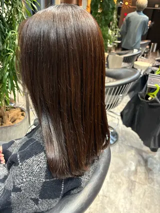 ミディアム LYNDA所属・仙台/LYNDA/ 艶カラー/chikaのヘアスタイル