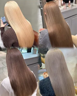 ロング カラー 🥇KEN /レイヤー/艶カラーのヘアスタイル