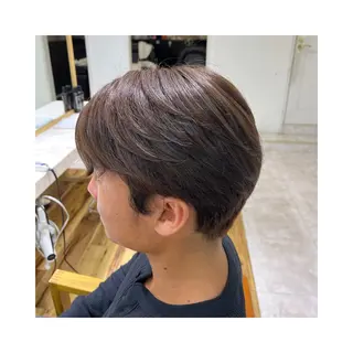 カラー メンズ 長島 美織のヘアスタイル