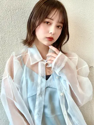 ミディアム 市原 大翼のヘアスタイル