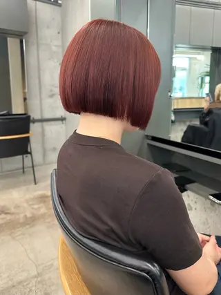 ショート カラー ボブ/似合わせカット /ニュアンスカラーのヘアスタイル