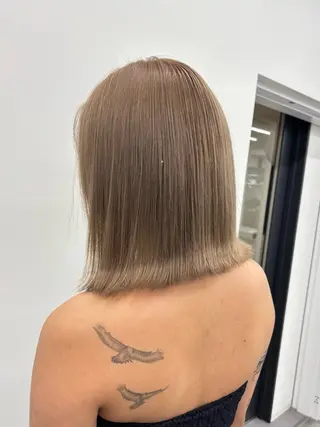 ミディアム カラー 🧸🎀ブリーチ ‪栄🎀🧸かのんのヘアスタイル