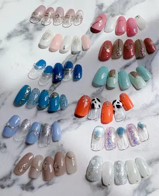 ロング Olivia Blue所属・Olivia Blueのネイルデザイン