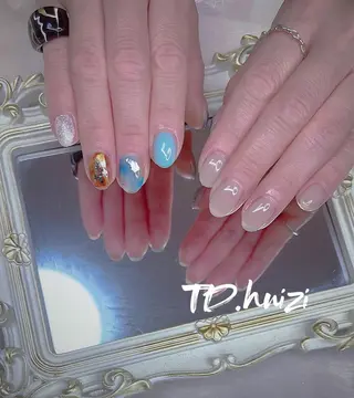 ミディアム めぐみのネイルサロン 惠のネイルデザイン