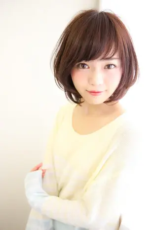 ショート ミディアム ヘアーリゾートノーブル所属・長谷川 美怜のヘアスタイル