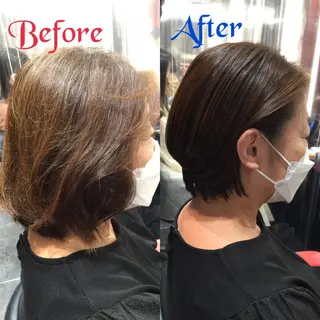 ショート カラー Annon プライベートサロンのヘアスタイル
