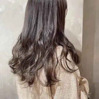 ロング カラー 梅田美容室 山崎海波のヘアスタイル