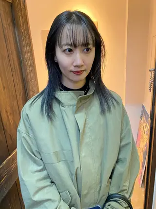 セミロング カラー ヘアアレンジ 広島/ボブ/レイヤー 🌿‬wakabaのヘアスタイル