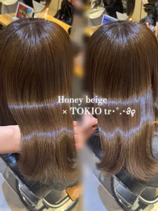 ミディアム 艶カラー/髪質改善 💎🐇uraraのヘアスタイル