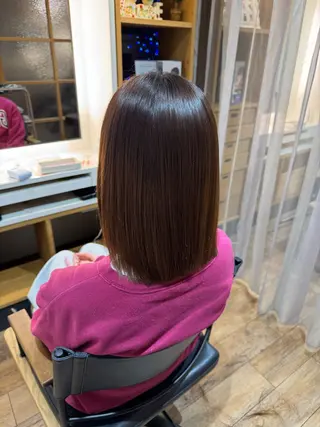 セミロング afloatkobe所属・美髪/髪質改善 川口凌弥のヘアスタイル