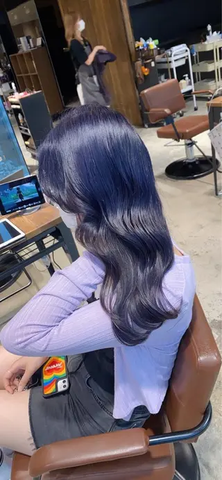 カラー 顔まわりの神様✨ 透明感カラー藤嶋秀幸のヘアスタイル