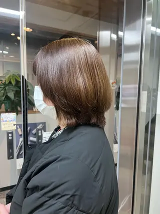 ミディアム マツエク/透明感 カラー🤍ゆうのヘアスタイル