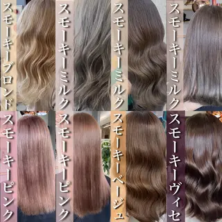 ミディアム カラー jill by gisel＿奥家のヘアスタイル