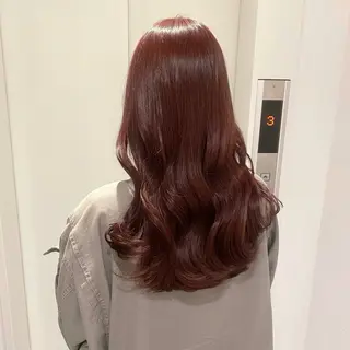 ロング カラー アオイ🩵暖色 /まろやかカラーのヘアスタイル