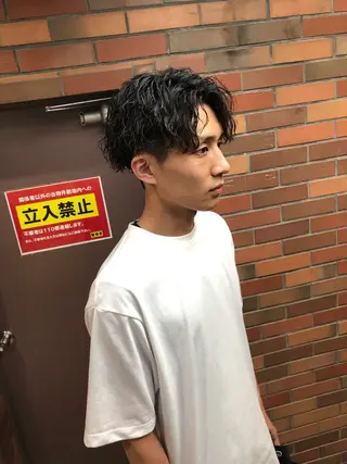 パーマ メンズ ⭐️TOSHIKI メンズパーマオタク⭐のヘアスタイル