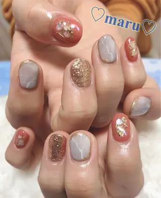 ネイル まるみ ♡のネイルデザイン