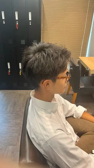 メンズ メンズカット パーマ飯野友喜のヘアスタイル