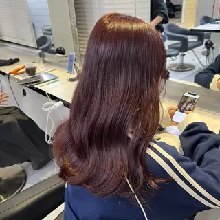 ロング 愛され暖色♥️モテ 艶髪♥️りなのヘアスタイル