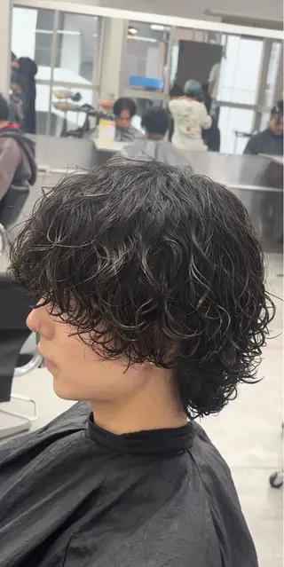 ショート パーマ メンズ 悩み解消美容師✨ /パーマ特化/町田のヘアスタイル