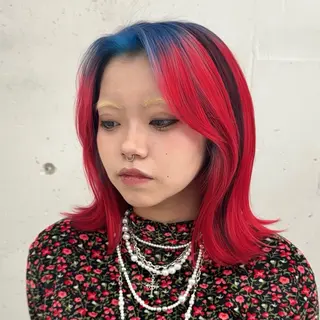 ショート 天神ハイトーン マオ🩵のヘアスタイル