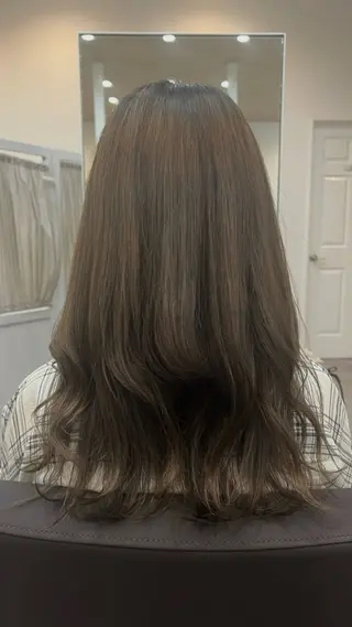 ロング Agu hair muta 大牟田所属・スタイリスト 大山佑将のヘアスタイル